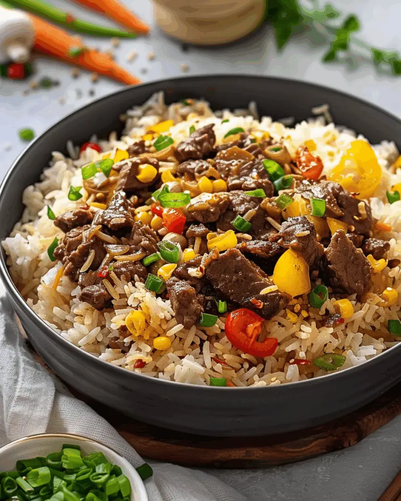 Beef Pepper Rice (Better than Pepper Lunch)