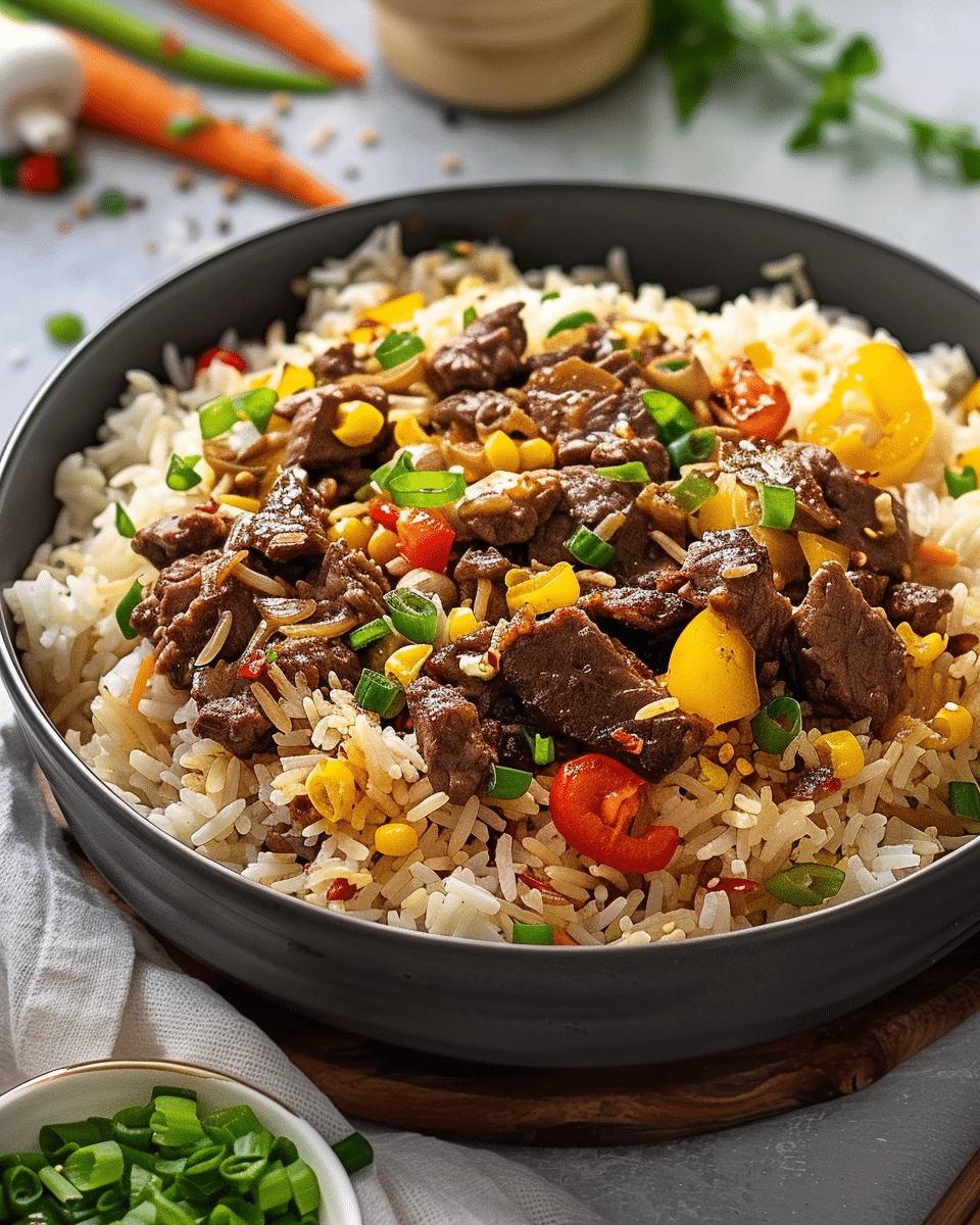 Beef Pepper Rice (Better than Pepper Lunch)