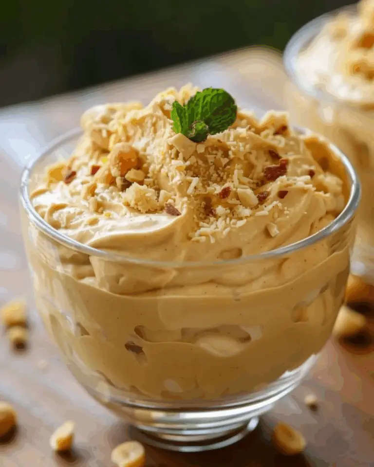 Cottage Cheese Peanut Butter Mousse