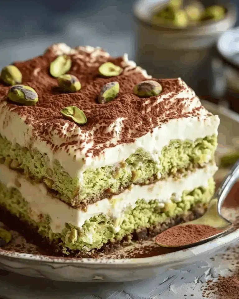 Pistachio Tiramisu