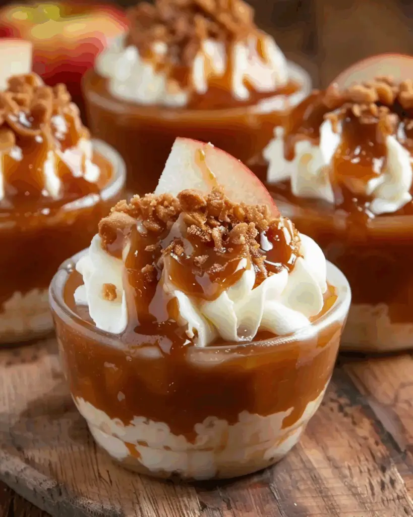 Caramel Apple Dessert Cups