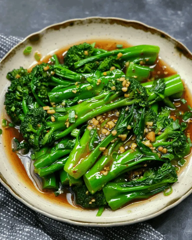 Chinese Broccoli with Garlic Oyster Sauce