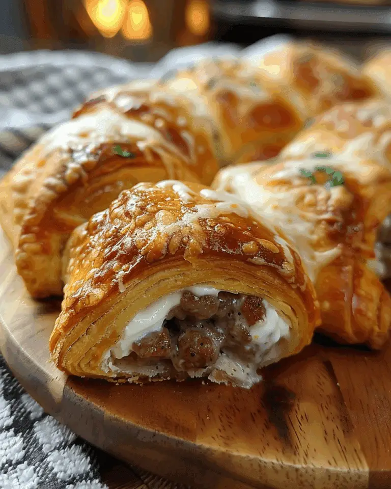 Easy Sausage Crescent Rolls with Cream Cheese