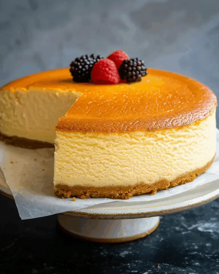 Fluffy Baked Cheesecake (Soufflé Style)