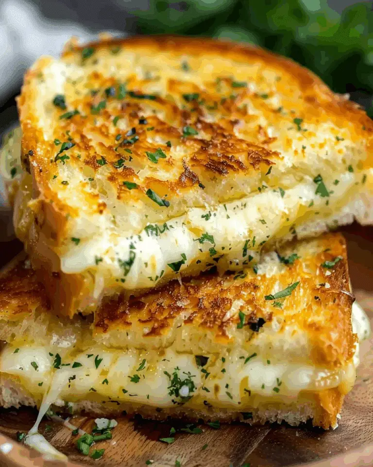 Garlic Bread Grilled Cheese