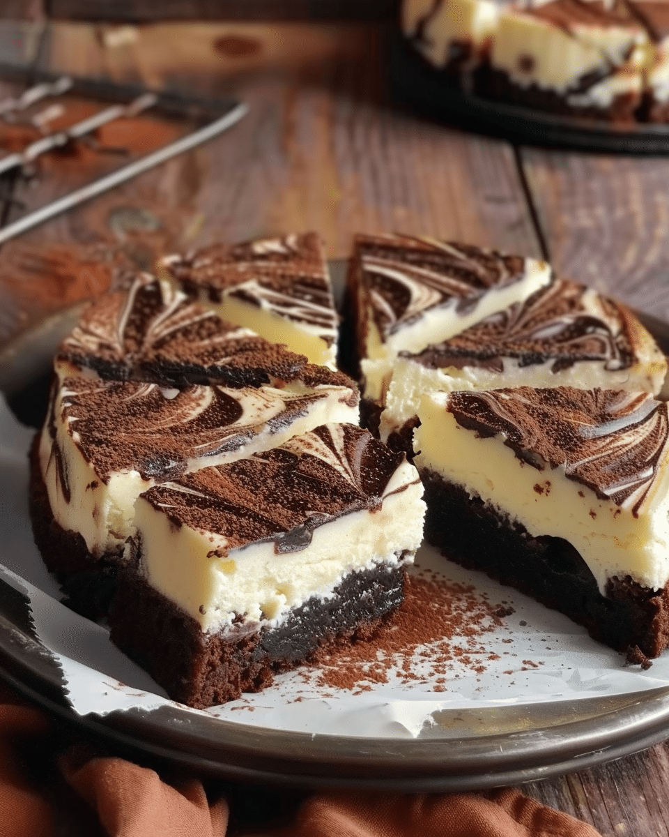 Easy Brownies Cheesecake