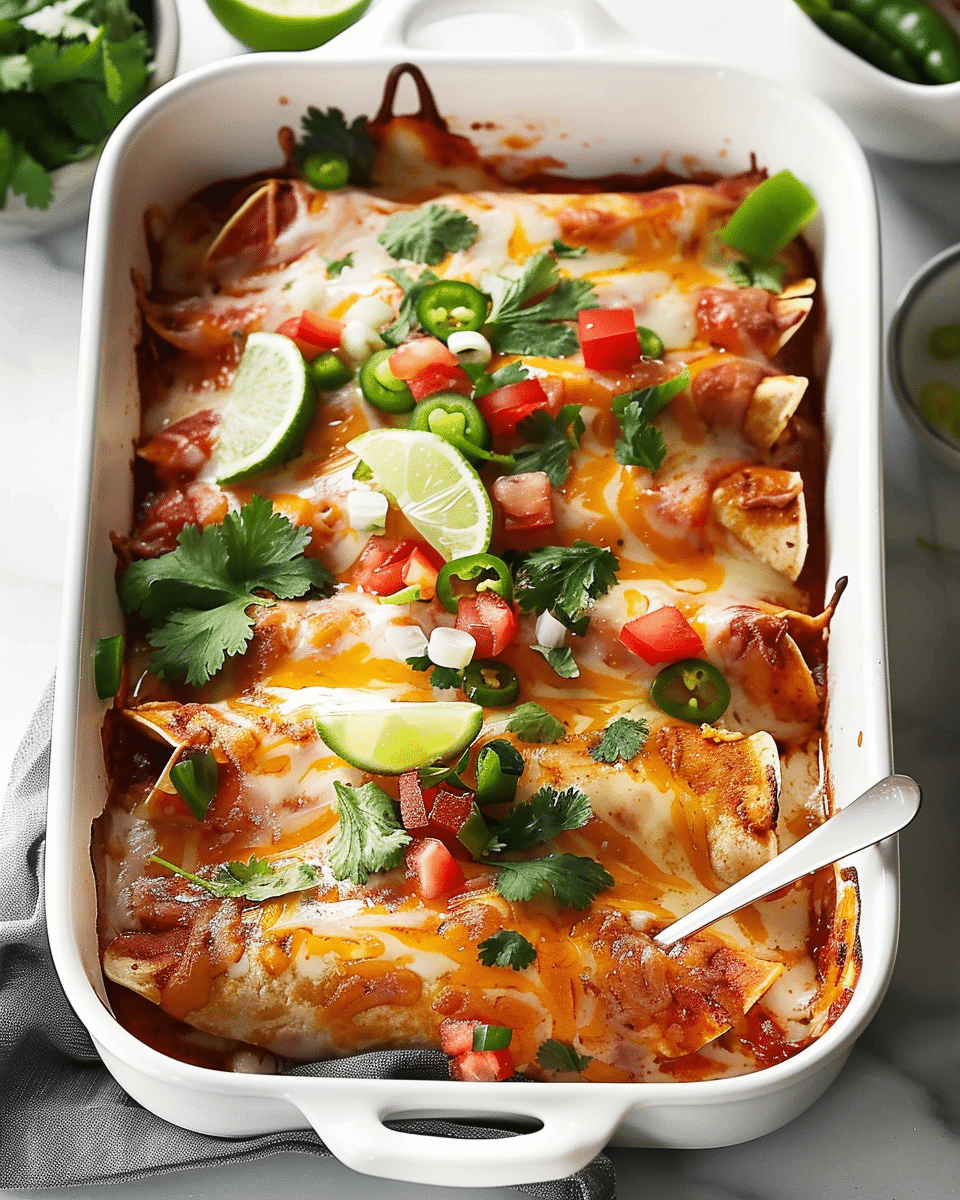 Easy Chicken Enchiladas (Just 35 Minutes!)