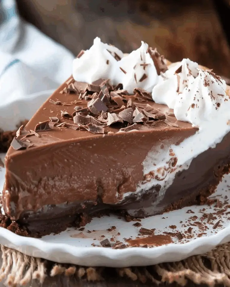 No-Bake Chocolate Pudding Pie