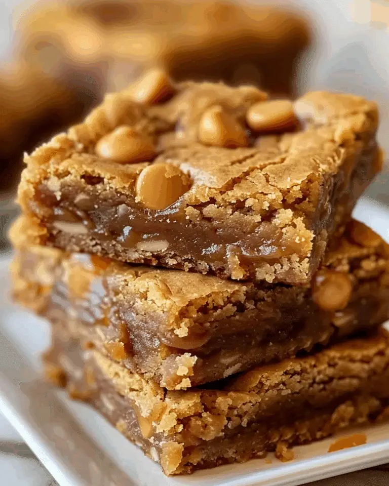 Grandma's Chewy Butterscotch Blondies