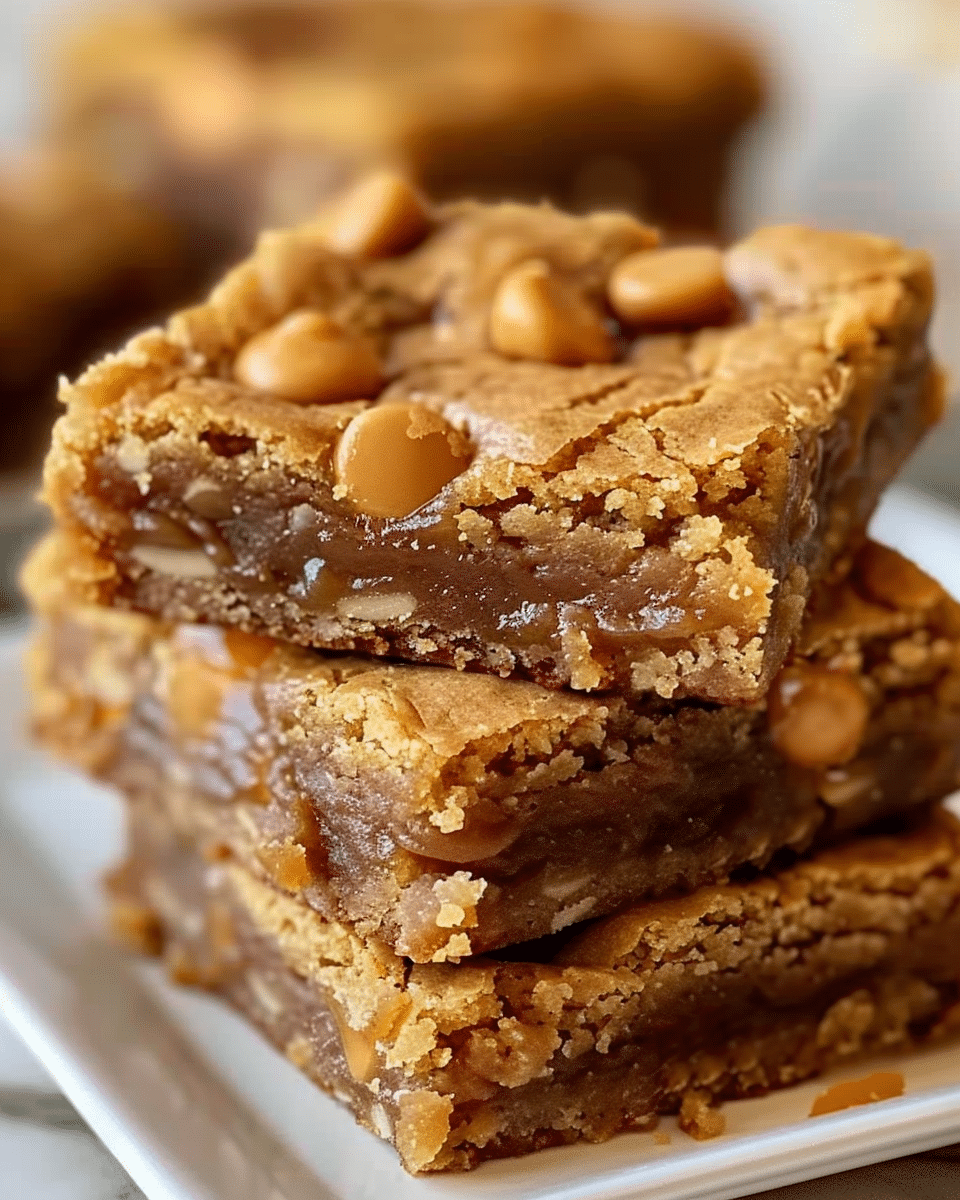 Grandma's Chewy Butterscotch Blondies