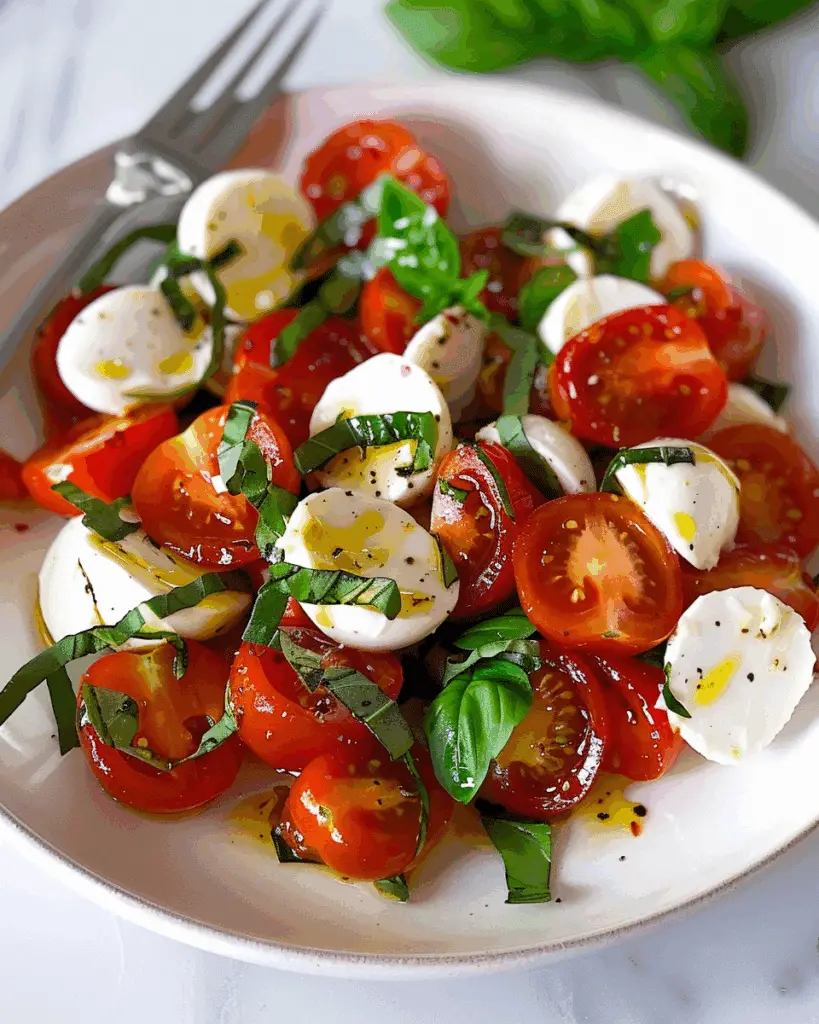 Cherry Tomato Caprese Salad
