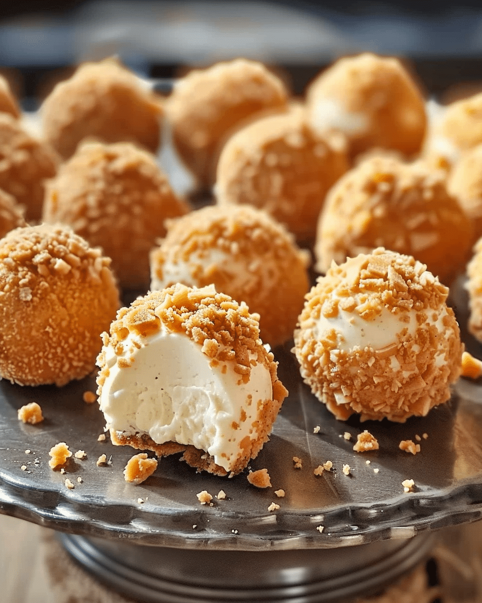 No-Bake Pumpkin Cheesecake Balls