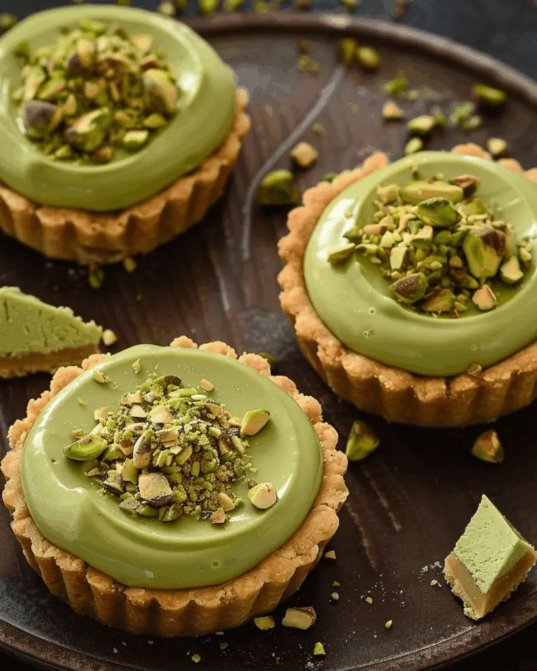 Pistachio Tartlet Recipe