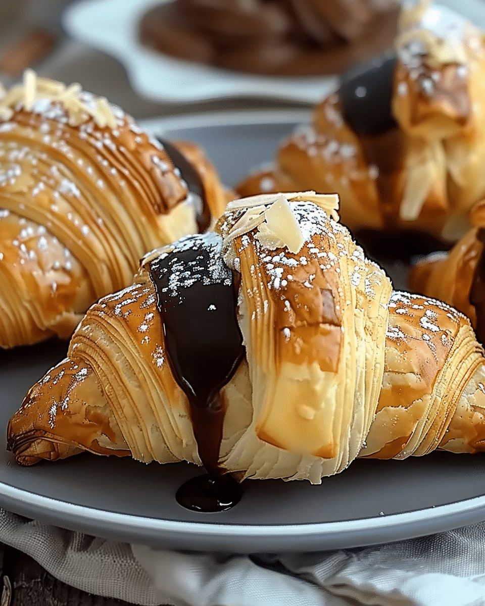 Boston Cream Pie Croissants