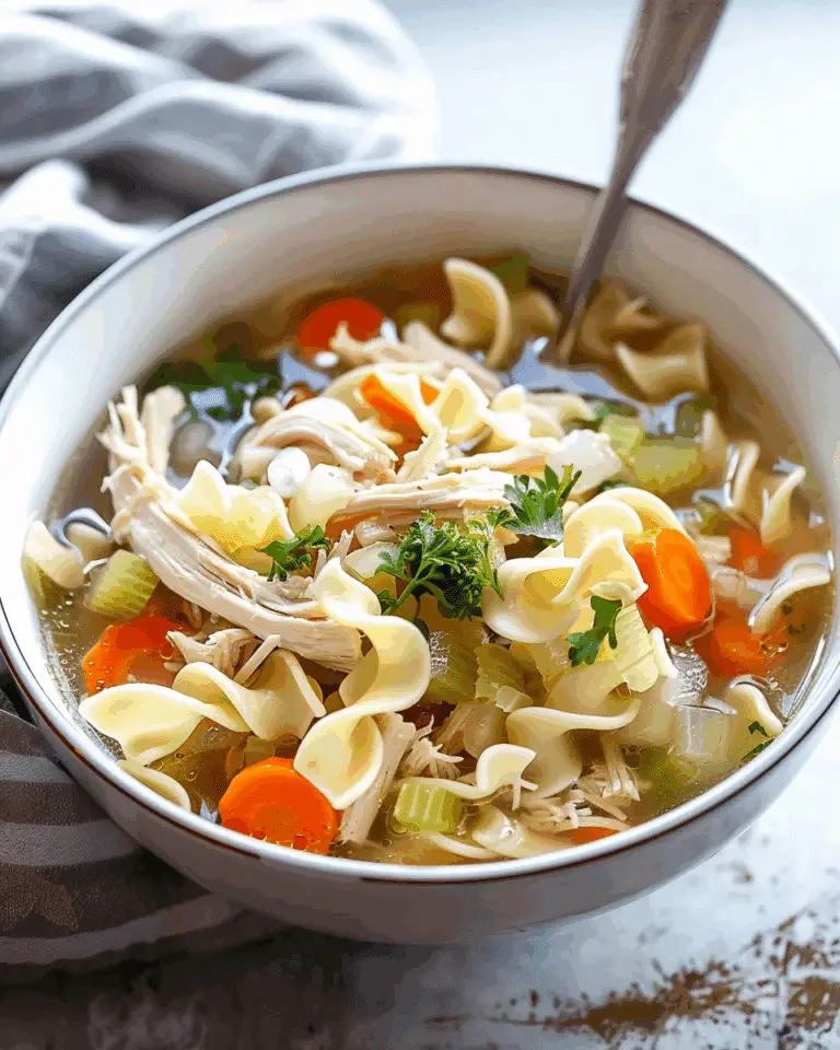 Easy Chicken Noodle Soup with Rotisserie Chicken