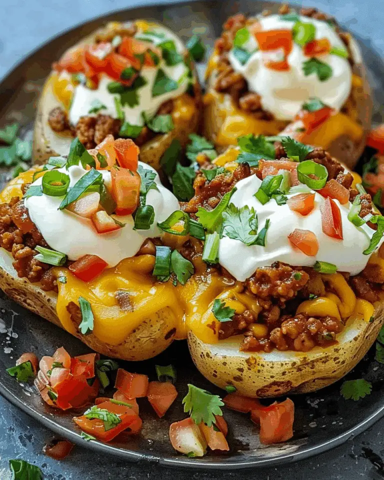 Taco Loaded Baked Potatoes