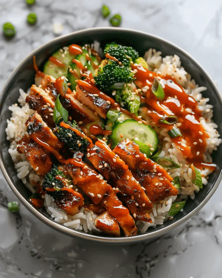 Healthy Sticky Chicken Bowls Recipe