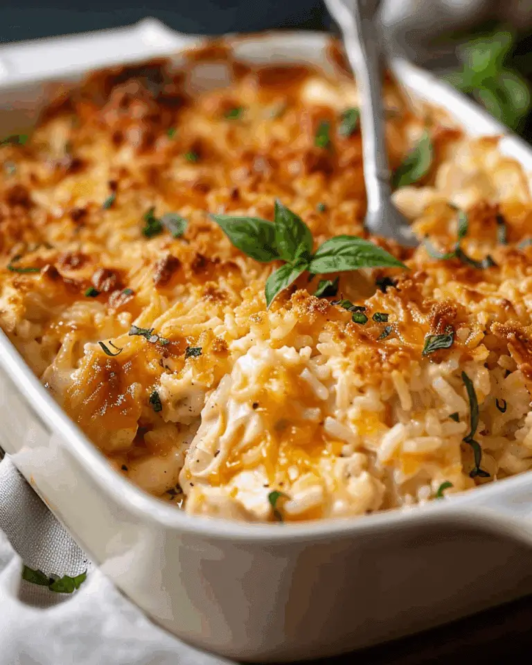Cheesy Chicken and Rice Casserole