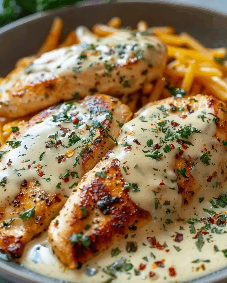 Chicken Fillet in Spicy, Creamy Garlic-Parmesan Sauce: A Comfort Classic I Crave Again