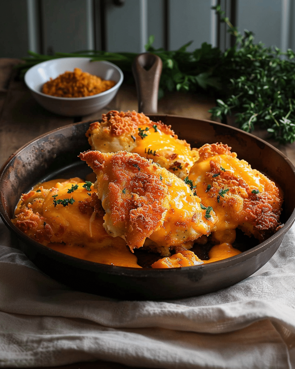 Crispy Cheddar Chicken