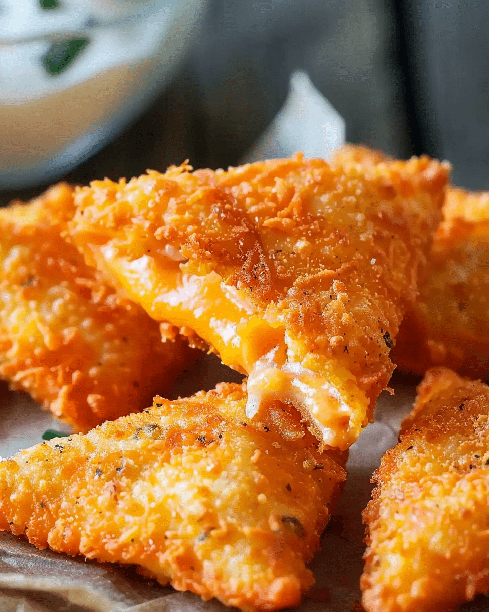 Fried Cheese-Stuffed Doritos
