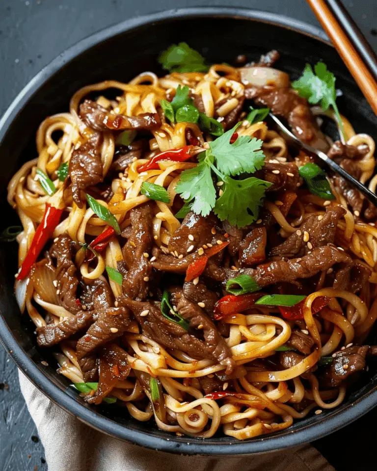 Hoisin Beef Noodles