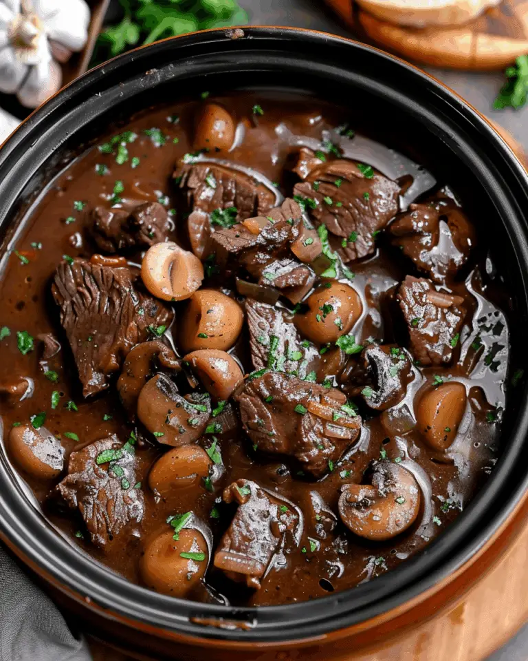 Slow Cooker Beef Bourguignon