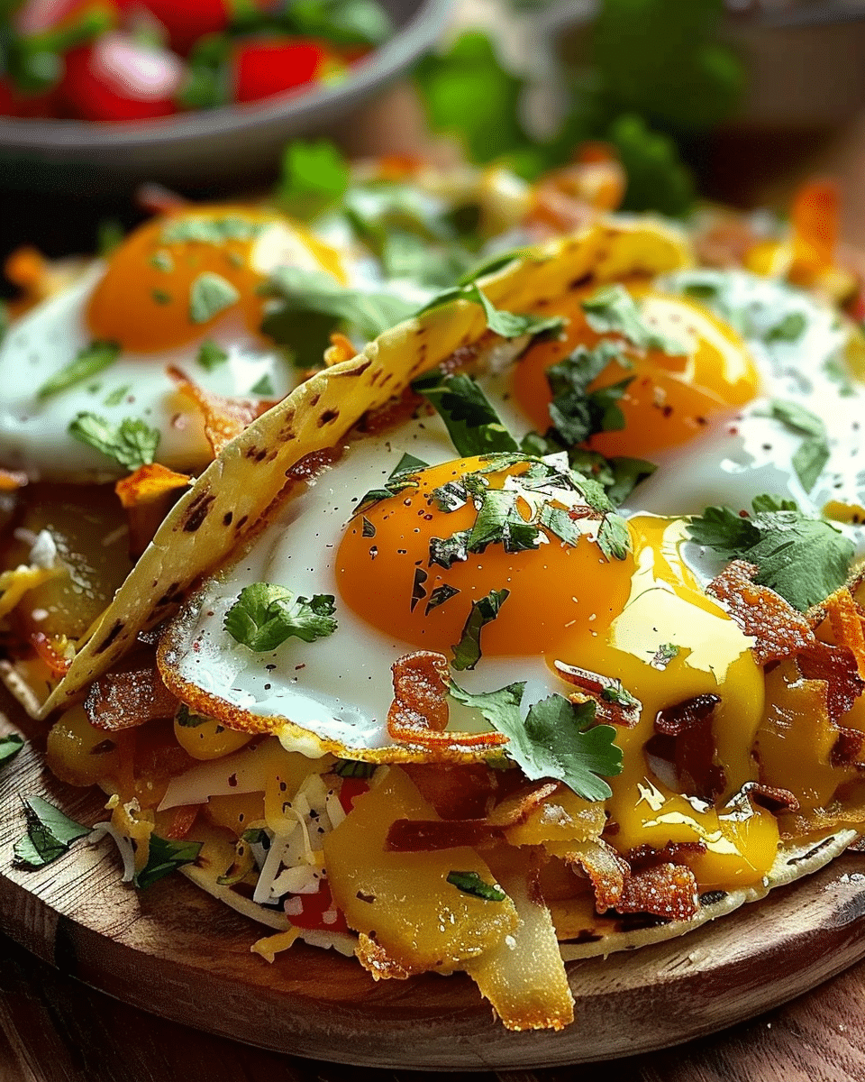 Crispy Potato, Egg & Cheese Taco Recipe