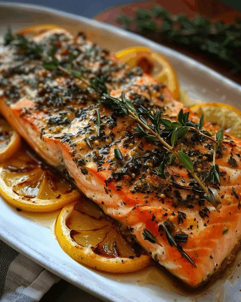 Lemon Herb Baked Salmon