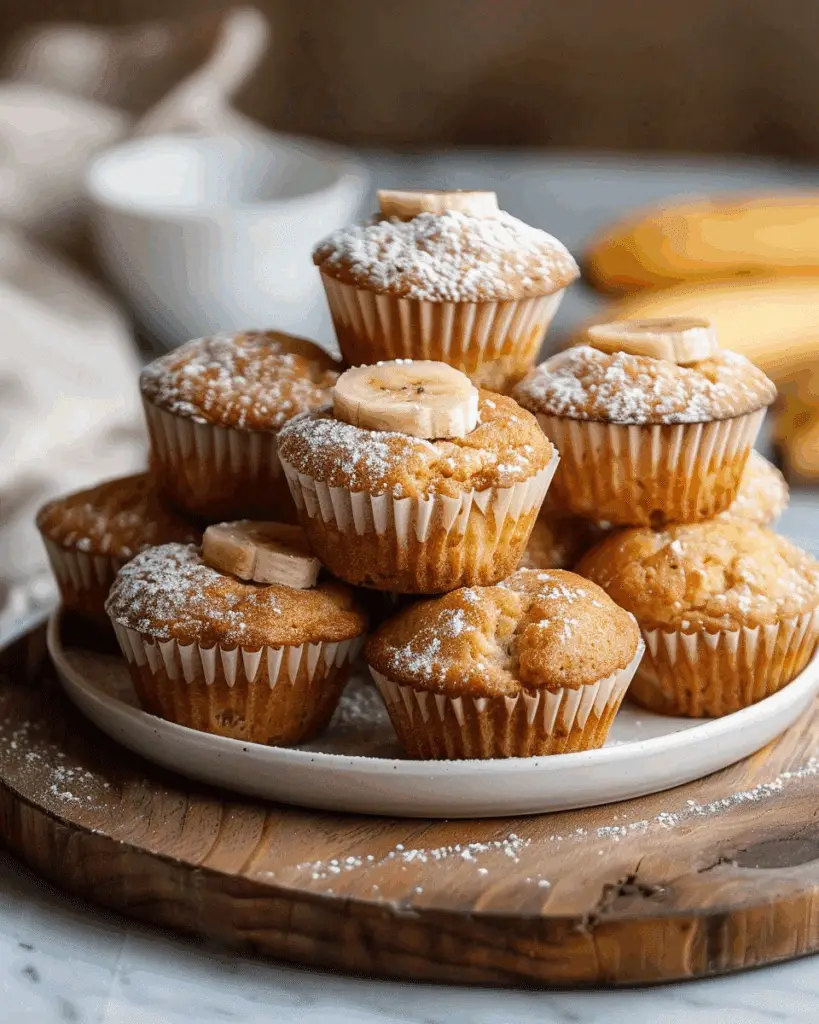 Mini Banana Muffins