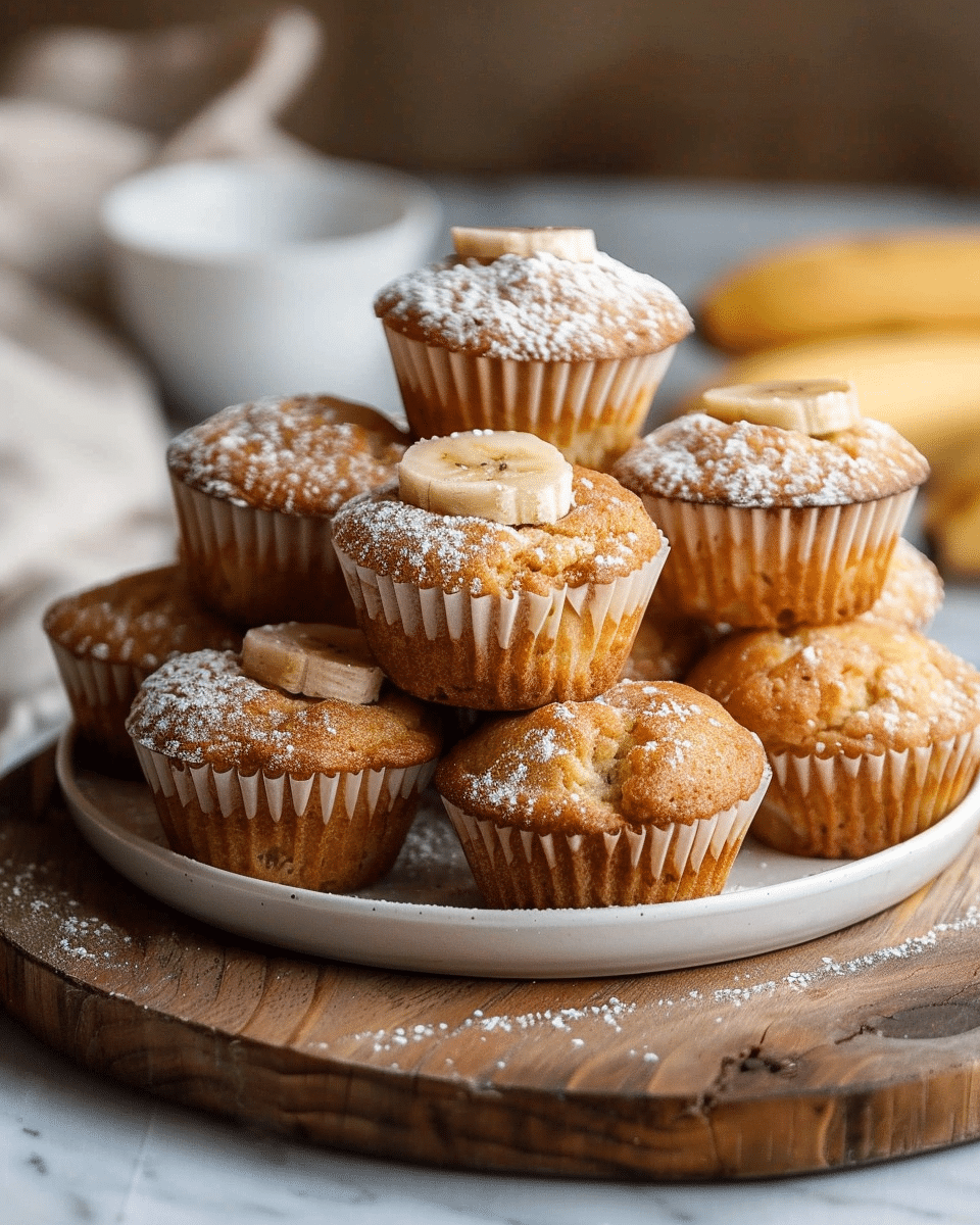 Mini Banana Muffins