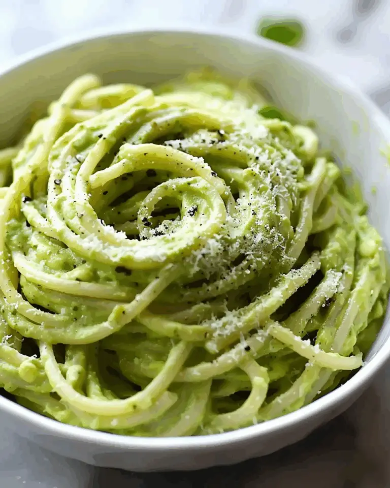 Healthy Creamy Avocado Pasta Recipe