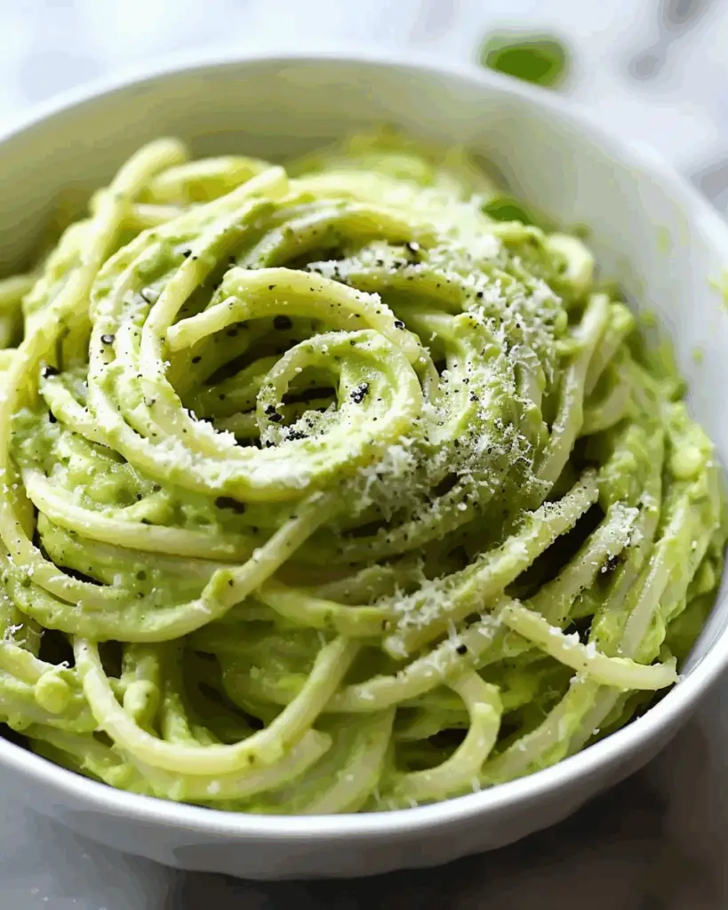 Healthy Creamy Avocado Pasta Recipe