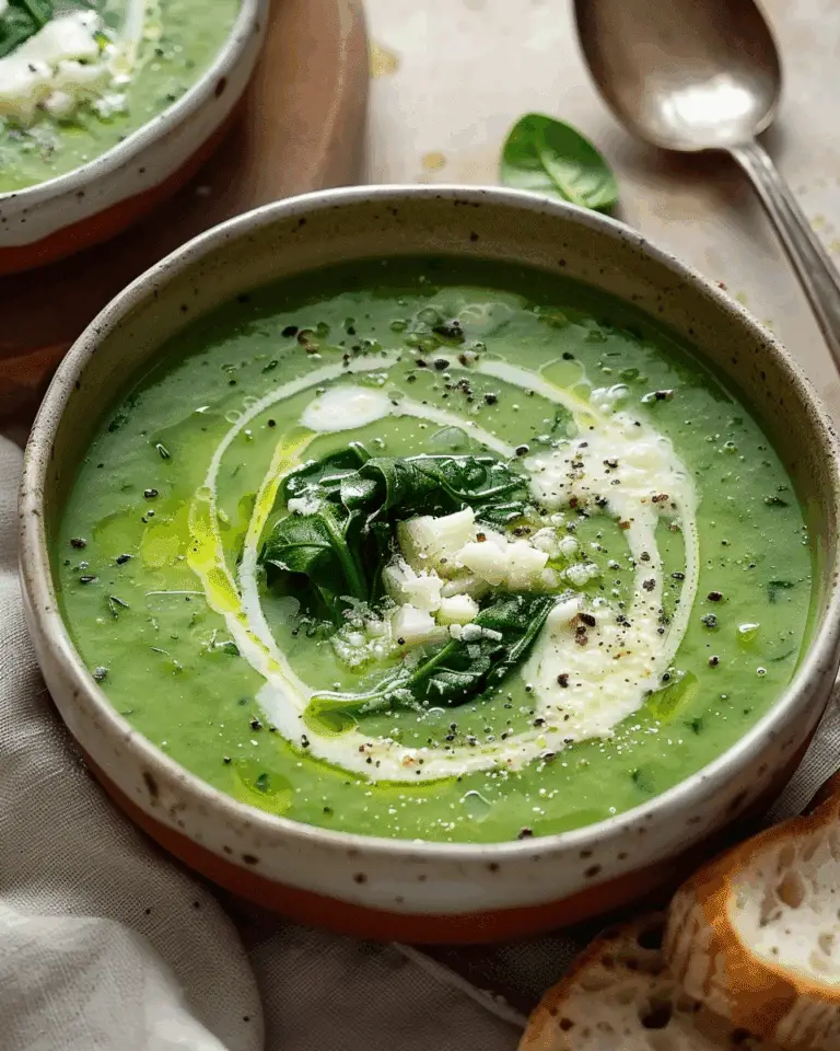 Creamy Spinach and Potato Soup