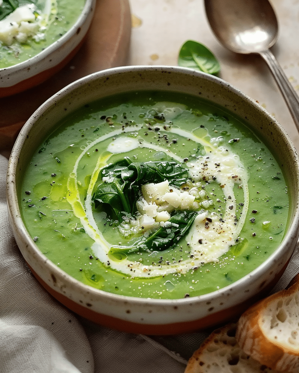 Creamy Spinach and Potato Soup