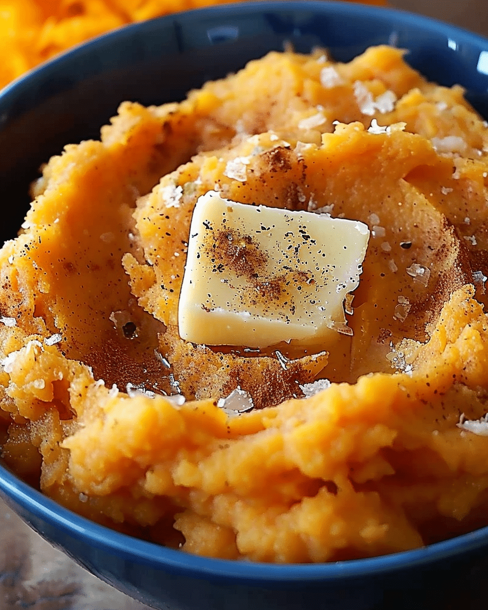 Honey Butter Mashed Sweet Potatoes