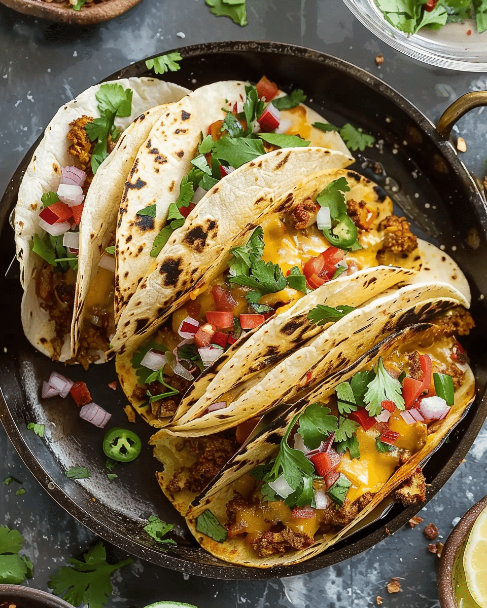 Burnt Cheese Tacos
