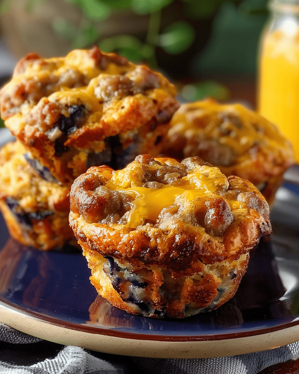 Easy Sausage Breakfast Muffins