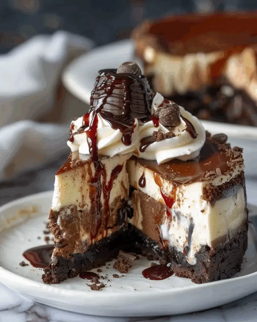 Brownie Sundae Cheesecake