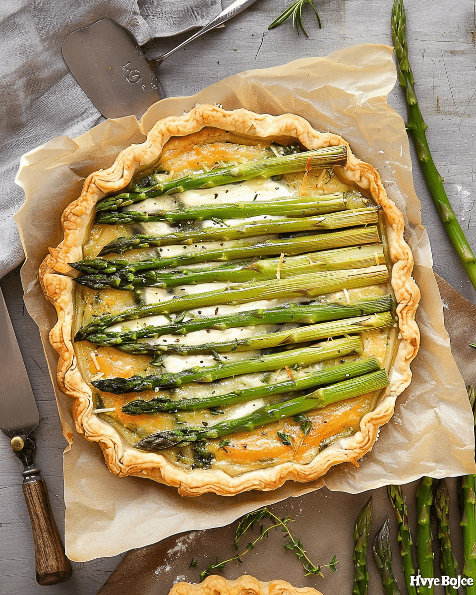 Asparagus Tart with Gruyère
