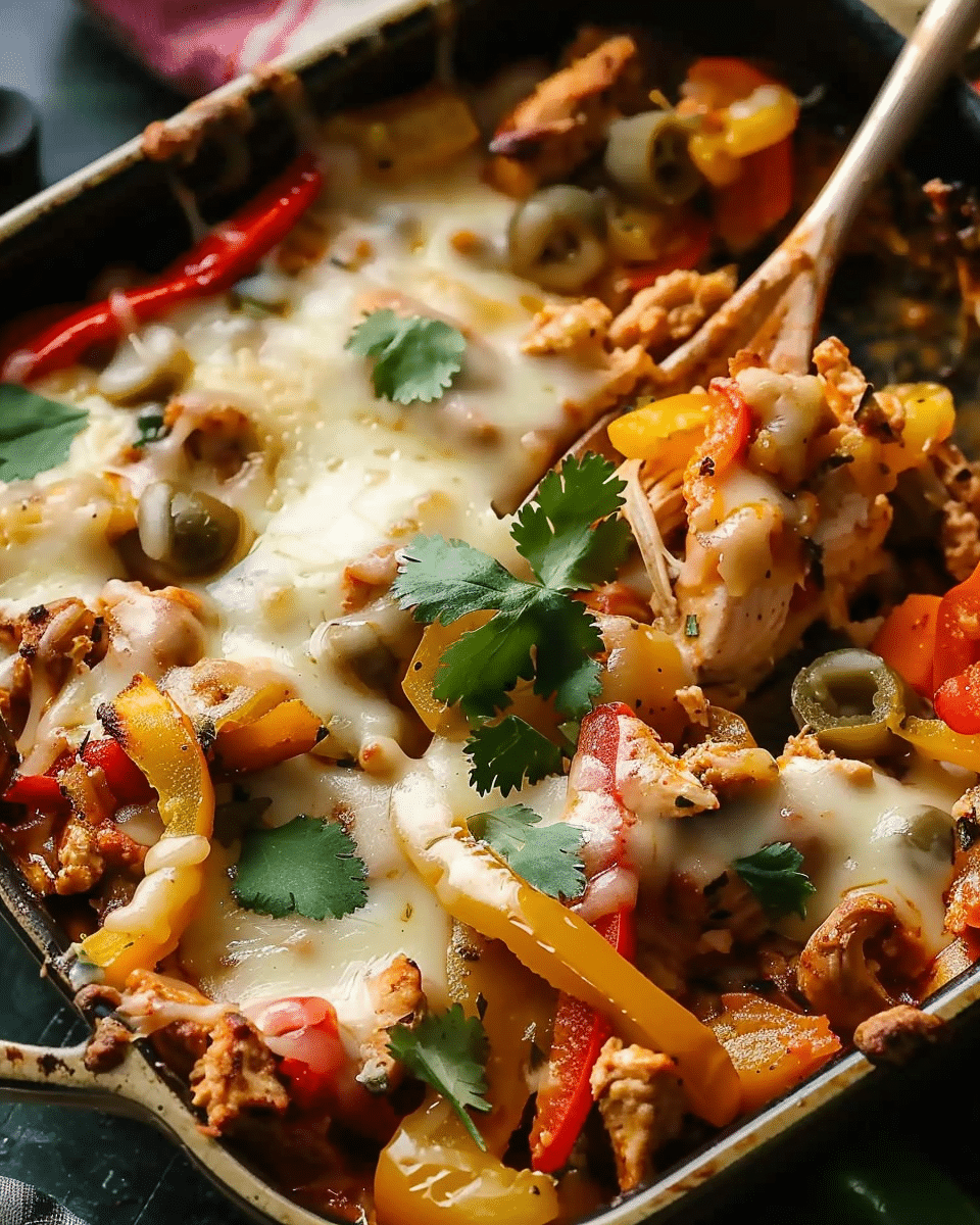 Chicken Fajita Casserole