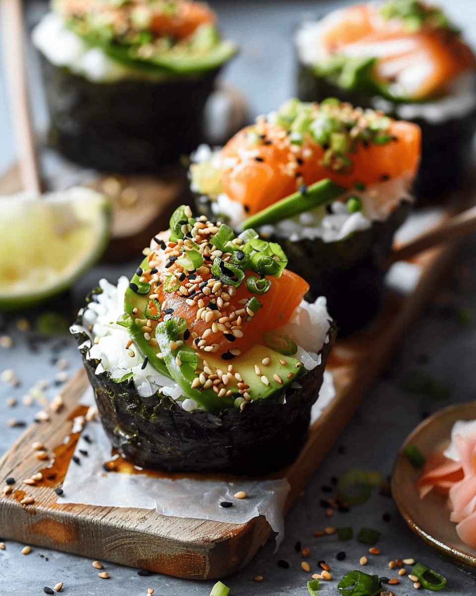 Muffin Tin Sushi Cups