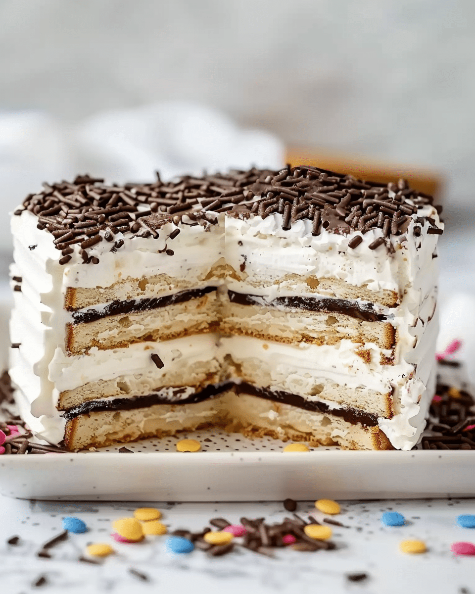 Ice Cream Sandwich Cake