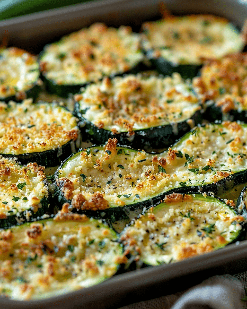 Crispy Baked Parmesan Zucchini