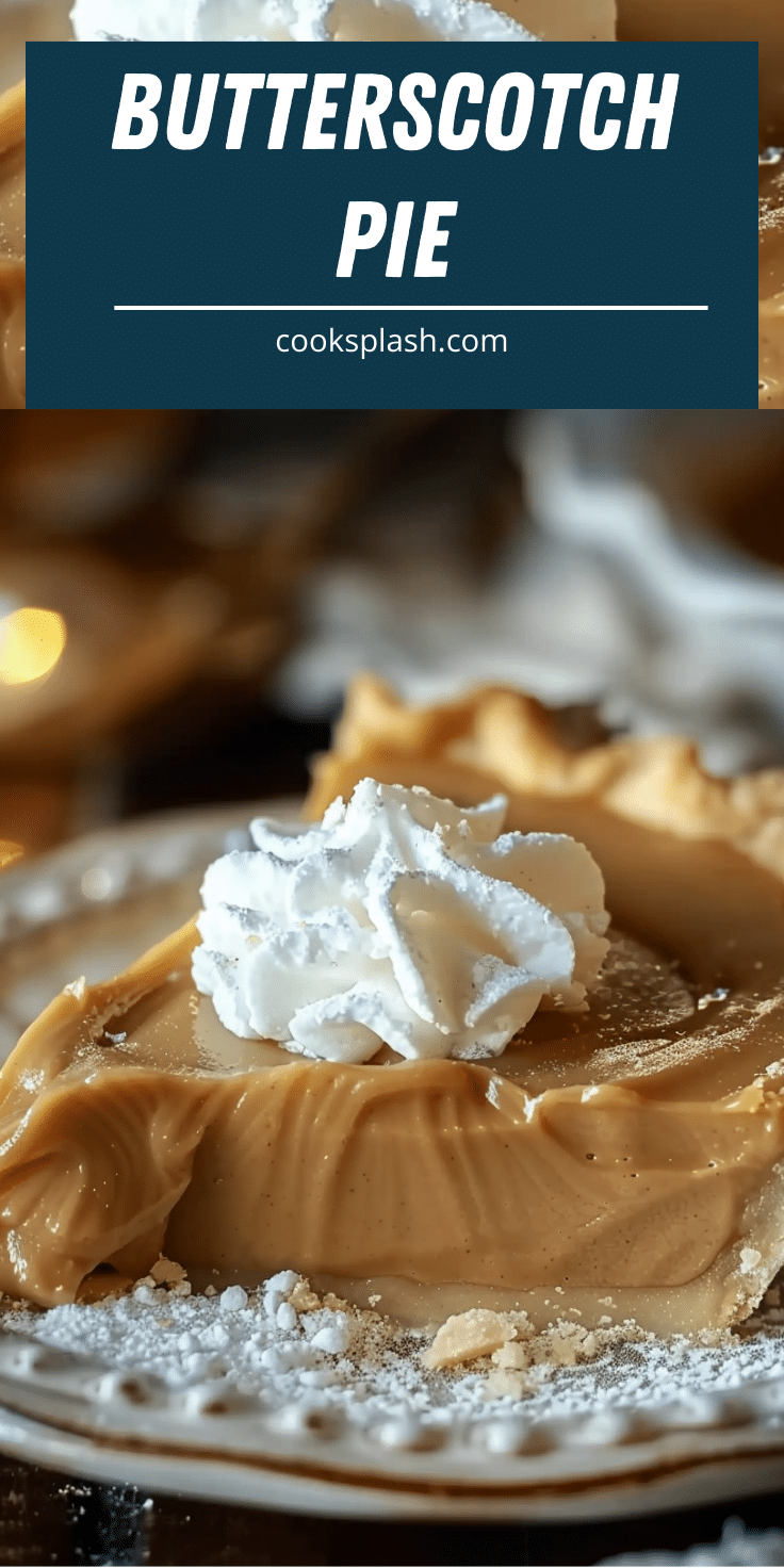 Butterscotch Pie | Cook Splash