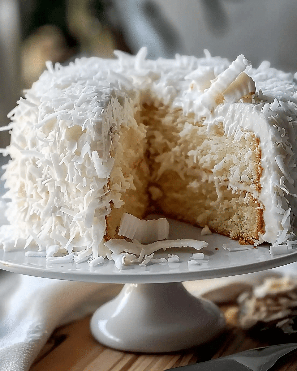 Coconut Cloud Cake
