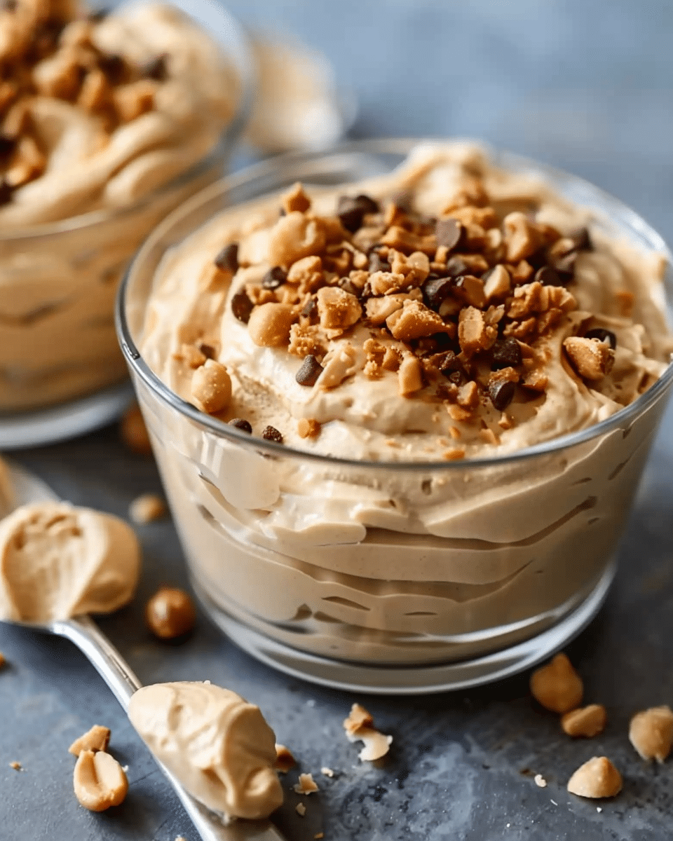 Cottage Cheese Peanut Butter Mousse