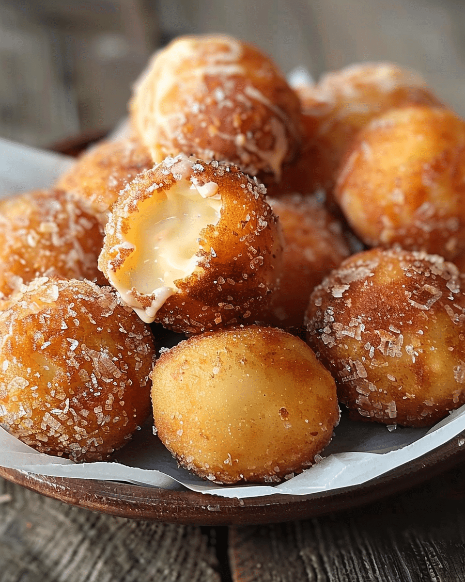 Creamy Fried Bombs