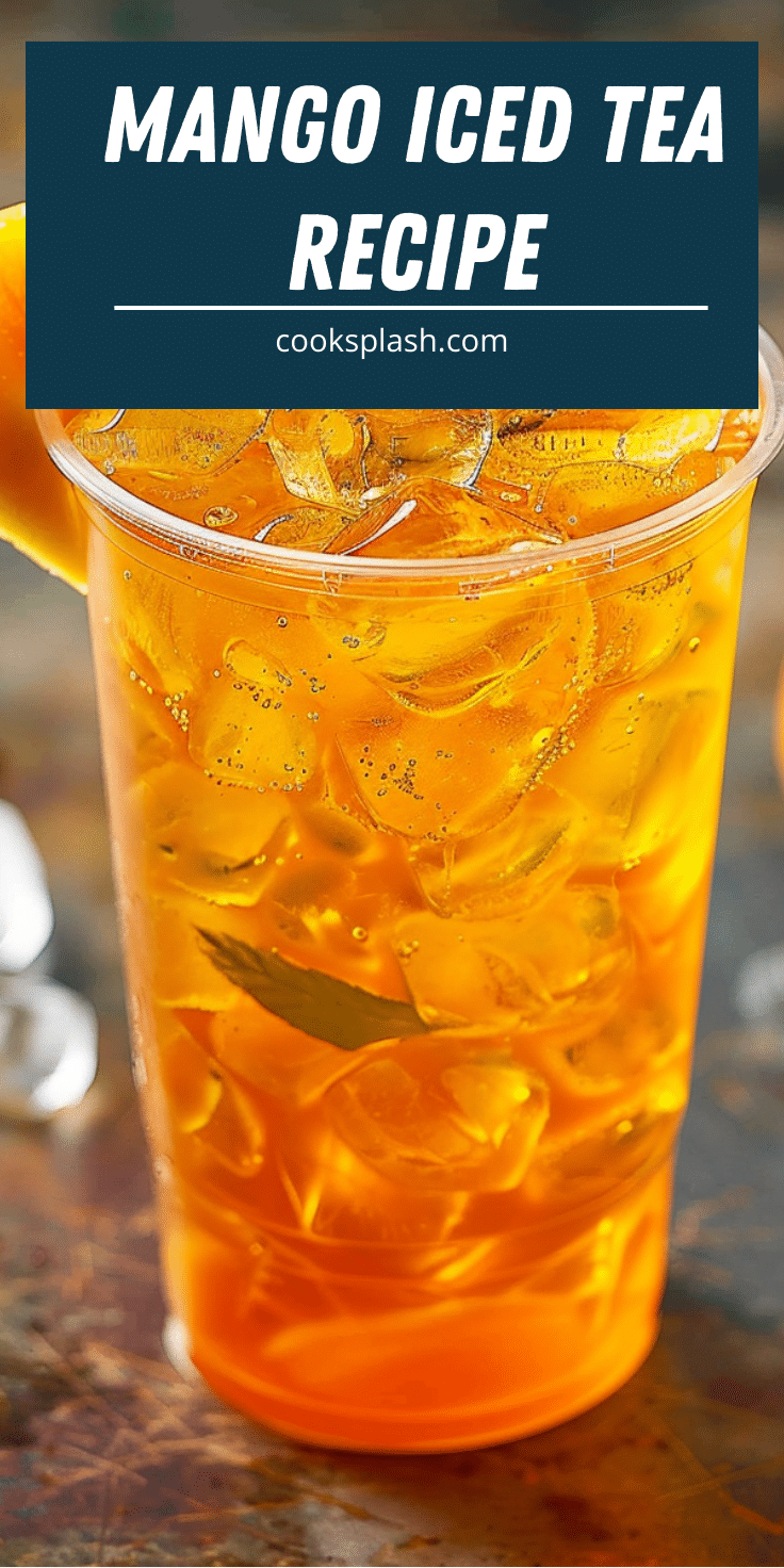 Mango Iced Tea Recipe | Cook Splash