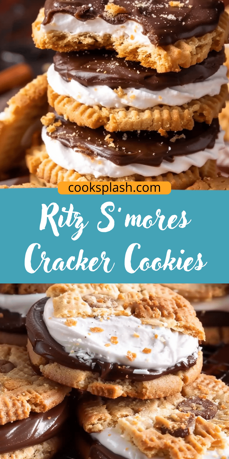 Ritz S’mores Cracker Cookies | Cook Splash